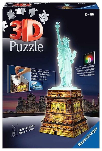 Ravensburger 3D-Puzzle 108 Teile 3D Puzzle günstig online kaufen