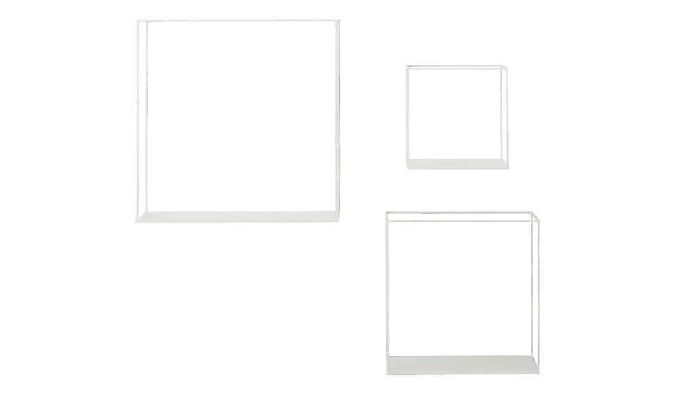 Wandregal  3er-Set  Toppo ¦ weiß ¦ Maße (cm): B: 40 H: 40 T: 15.0 Regale > günstig online kaufen