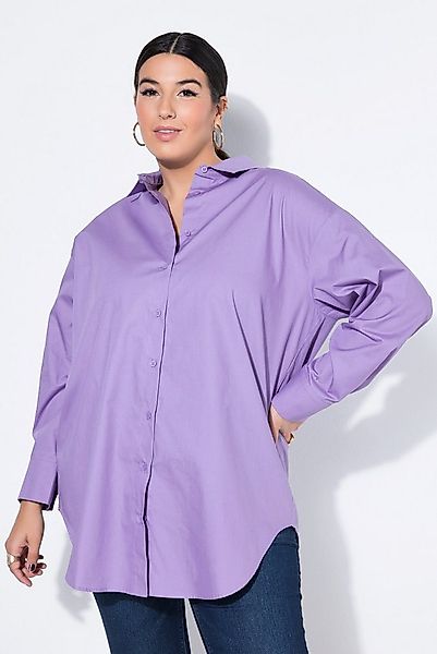Studio Untold Hemdbluse Bluse oversized Rücken-Knopfleiste Langarm günstig online kaufen