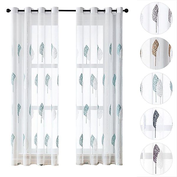 BYSURE Vorhang (2 St), Ösen, transparent, günstig online kaufen