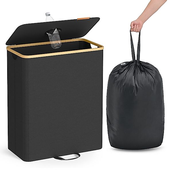 SONGMICS Flaschenkorb, Flaschensammler, Pfandflaschen, 95 / günstig online kaufen