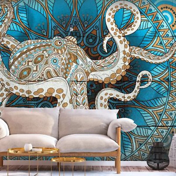 artgeist Fototapete Zen Octopus mehrfarbig Gr. 100 x 70 günstig online kaufen