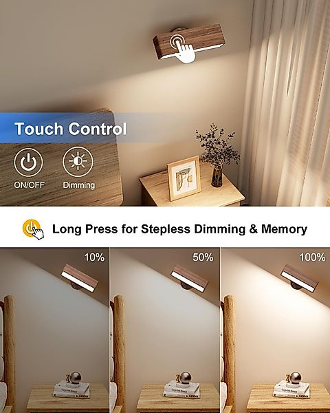 BlingBin LED Wandleuchte LED Akku Wandleuchte günstig online kaufen