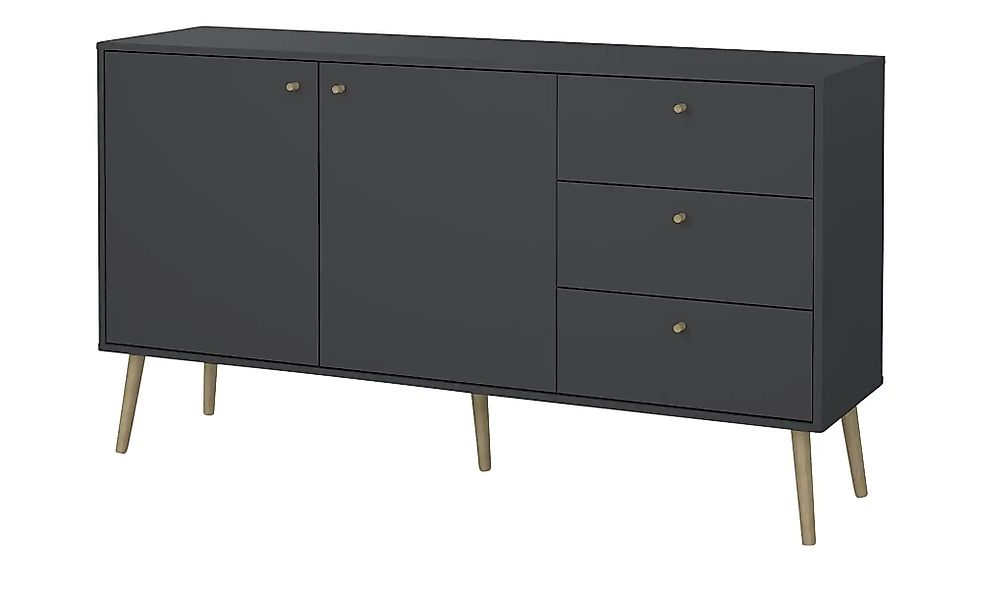 Sideboard  Bonito ¦ grau ¦ Maße (cm): B: 147,2 H: 81,7 T: 39.1 Kommoden & S günstig online kaufen