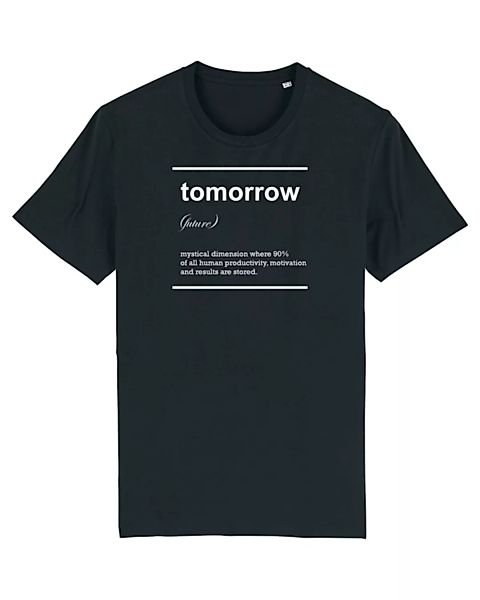 Herren T-shirt Aus Bio-baumwolle "Tomorrow" günstig online kaufen
