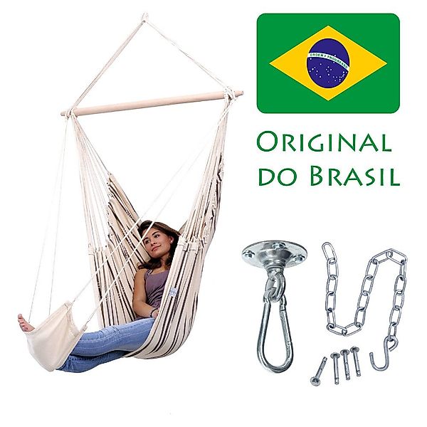 Amazonas Hängesessel Set Brasil mit Deckenhaken günstig online kaufen