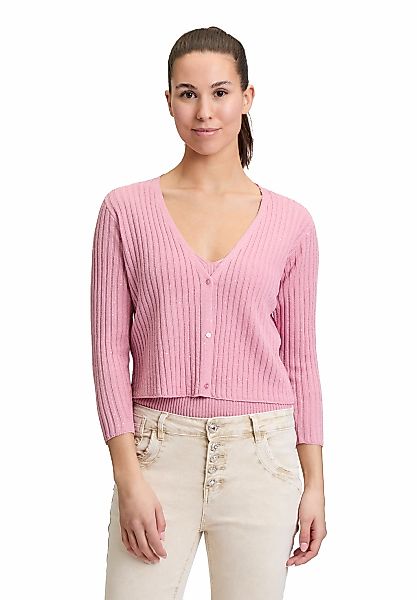 Cartoon Strickjacke "Damen mit 3/4 Arm" 1 Stk. Material günstig online kaufen