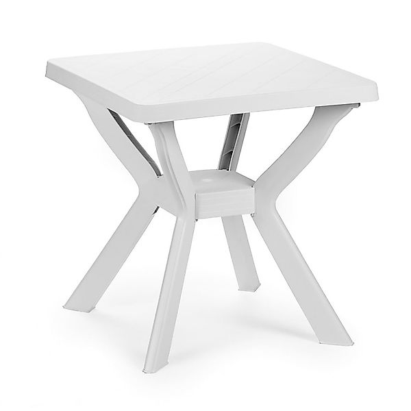 Mojawo Küchentisch Gartentisch Reno Eckig Weiß günstig online kaufen