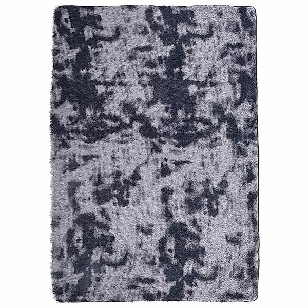 vidaXL Teppich Shaggy Hochflor NAVARRA Dunkelgrau 120x170 cm Polyester 4102 günstig online kaufen