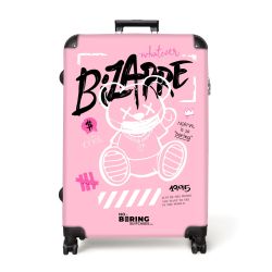 NoBoringSuitcases.com© Hartschalen-Trolley Silhouette eines Teddybären, umg günstig online kaufen