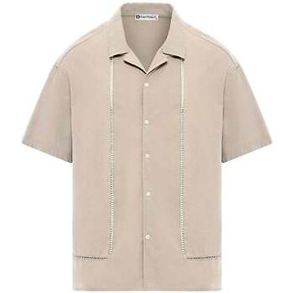 Dandalo  Hemdbluse Sven Oversize Lapel Collar Short Sleeve Shirt günstig online kaufen