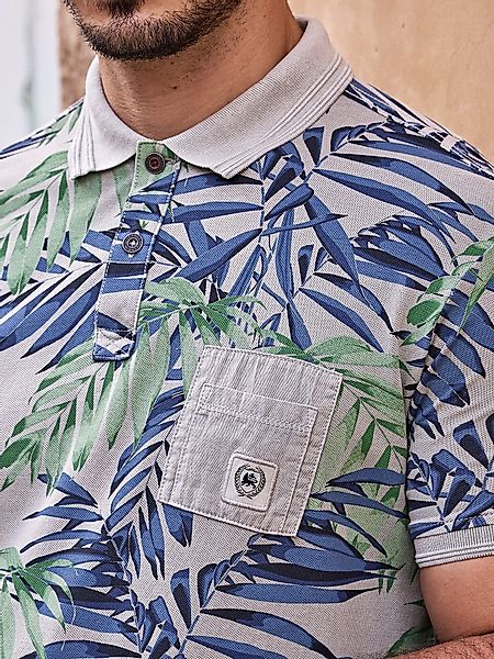 LERROS Poloshirt "LERROS Herren Poloshirt, floral bedruckt" günstig online kaufen