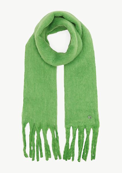 Comma Halstuch Schal aus Wollmix, Fransen günstig online kaufen