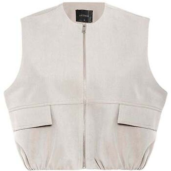 Antioch  Strickjacken Marsela Sleeveless Zipper Cotton Nylon Vest günstig online kaufen