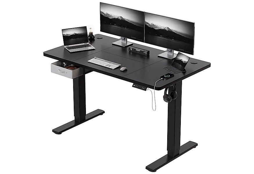 HOMALL Schreibtisch mit Memory-Funktion, höhenverstellbar, breitere Tischpl günstig online kaufen