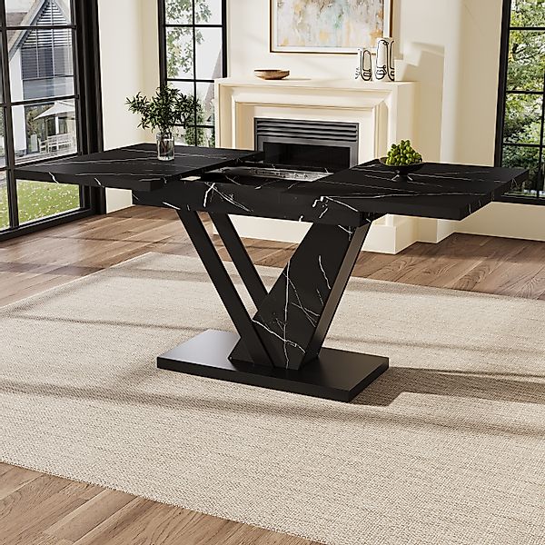 HAUSS SPOLE Esstisch Teleskoptisch 120-160x75cm Küchentisch günstig online kaufen
