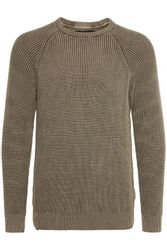 Indicode Strickpullover IDRockford Strickpulli in Waffelstrick-Optik günstig online kaufen