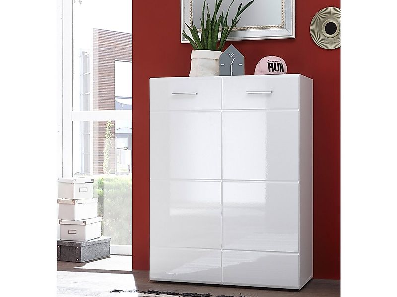 PREISBRECHER Schuhschrank Olivia 90 x 122 x 40 cm (B/H/T) günstig online kaufen