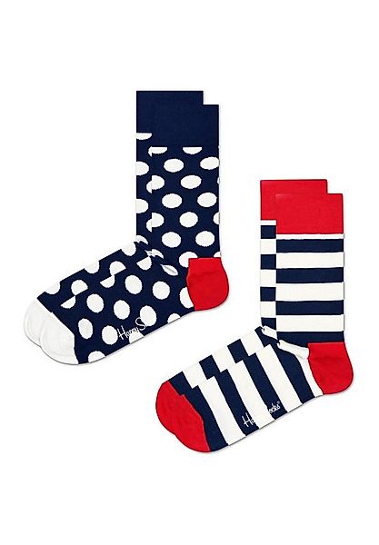 Happy Socks Basicsocken 2-Pack Classic Big Dot Socks aus nachhaltiger Baumw günstig online kaufen