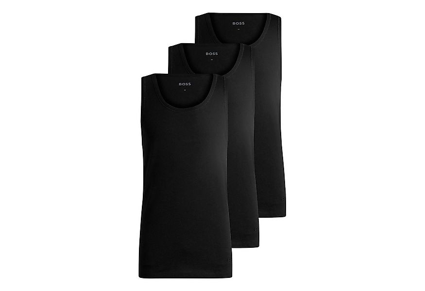 BOSS Tanktop Classic mit Logostickerei günstig online kaufen