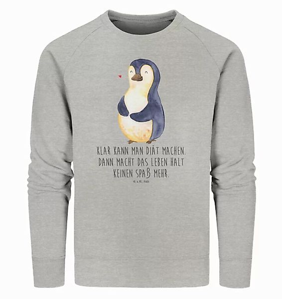 Mr. & Mrs. Panda Longpullover Pinguin Diät Größe L - Heather Grey - Geschen günstig online kaufen