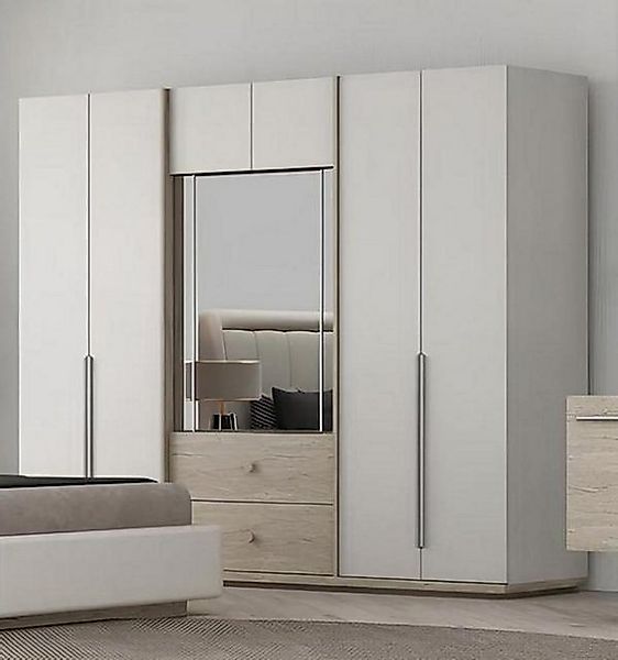Xlmoebel Kleiderschrank Schrank mit Spiegel für das Schlafzimmer (Kleidersc günstig online kaufen