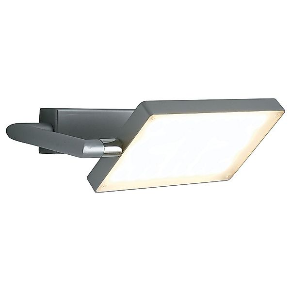 LED Wandleuchte Book in Silber 17W 1300lm IP20 günstig online kaufen
