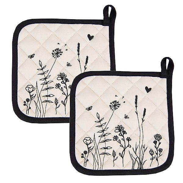 Clayre & Eef Topflappen Flora and günstig online kaufen