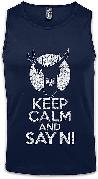 Urban Backwoods Tanktop Keep Calm And Say Ni Ärmelloses T-Shirt Monty Of Py günstig online kaufen
