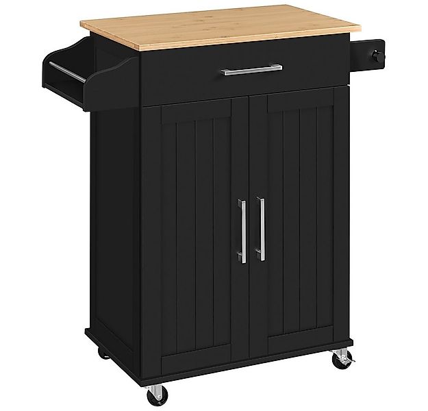 Yaheetech Küchenwagen, Servierwagen mit Schublade & 3 Schrank günstig online kaufen