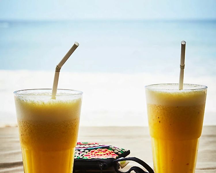 Fototapete "Strand Drink" 2,00x2,50 m / selbstklebende Folie günstig online kaufen