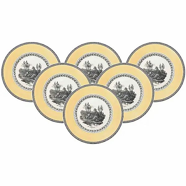 Villeroy & Boch Frühstücksteller »Frühstücksteller Audun Chasse ø 21,6 cm 6 günstig online kaufen