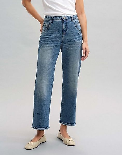 OPUS Boyfriend-Jeans Lani twist gerader Beinverlauf Denim günstig online kaufen