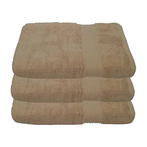 Julie Julsen Duschtücher 3-Duschtücher-Pastell Beige-Duschtuch 70 günstig online kaufen