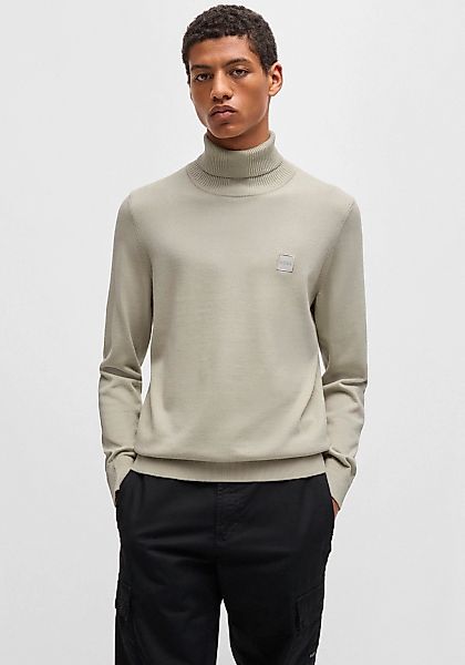 BOSS ORANGE Strickpullover "Akiro", mit kleinem Stehkragen günstig online kaufen