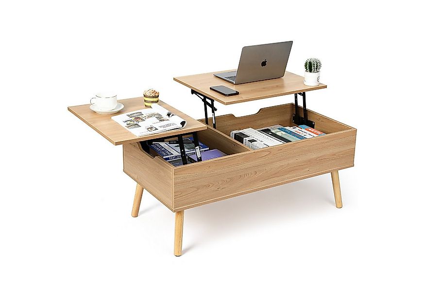 VOWNER Couchtisch Höhenverstellbarer, Wohnzimmertisch, Beistelltisch, Verse günstig online kaufen