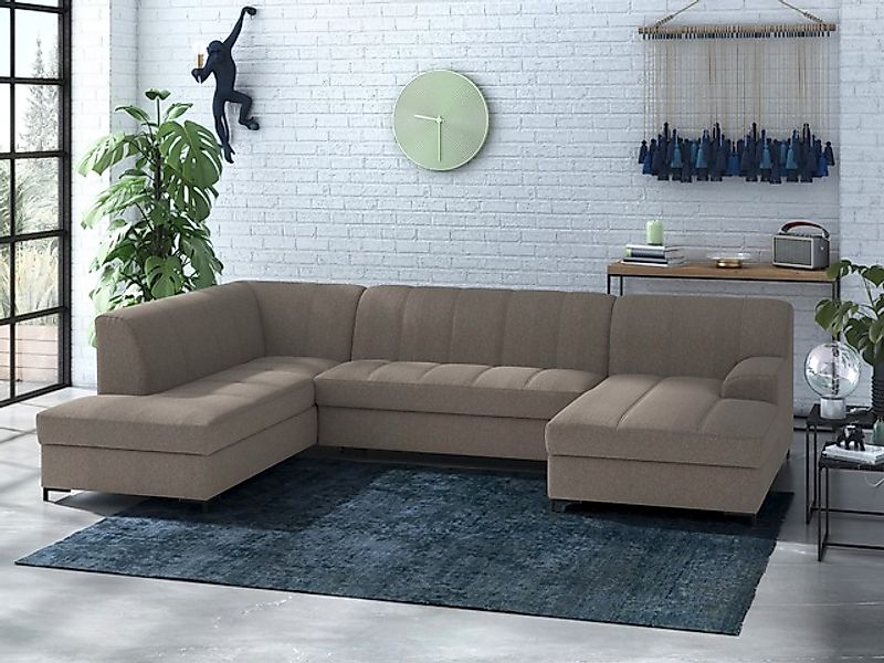 Home affaire Wohnlandschaft »Balme, moderne Formensprache, zeitloses Design günstig online kaufen