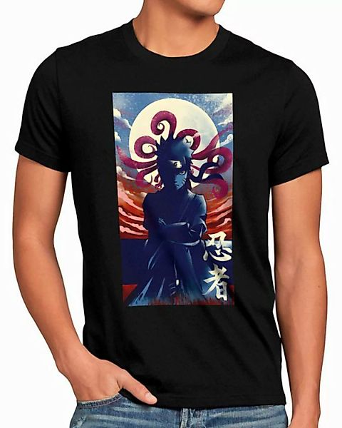 style3 T-Shirt Herren T-Shirt Ninja Night kakashi sasuke hatake shikamaru n günstig online kaufen