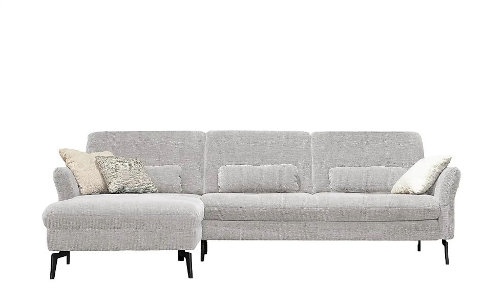 meinSofa Ecksofa Cord DANTE ¦ silber ¦ Maße (cm): B: 280 H: 91 T: 179.0 Pol günstig online kaufen