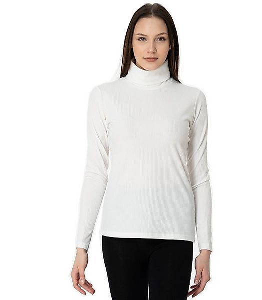 Mellice Rollkragenshirt Damen Langarm Shirt mit Rollkragen günstig online kaufen