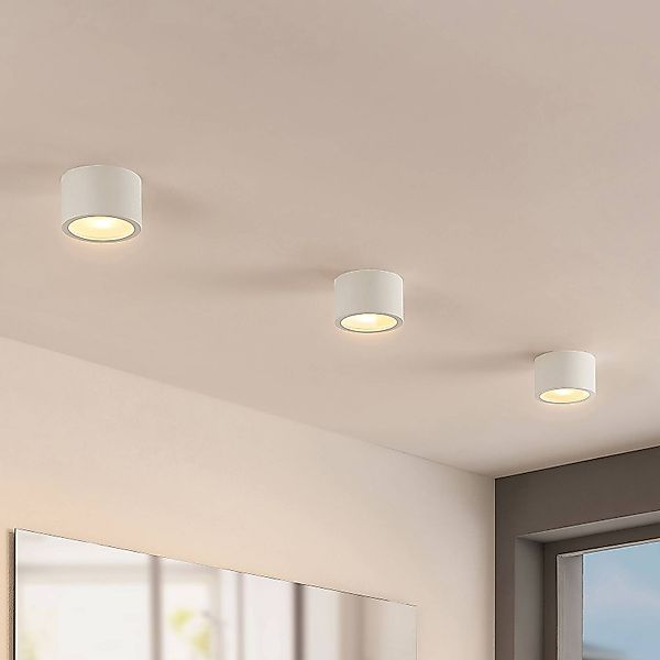 Arcchio Downlight Nieva, G9, weiß, rund, Ø 10cm, Metall günstig online kaufen