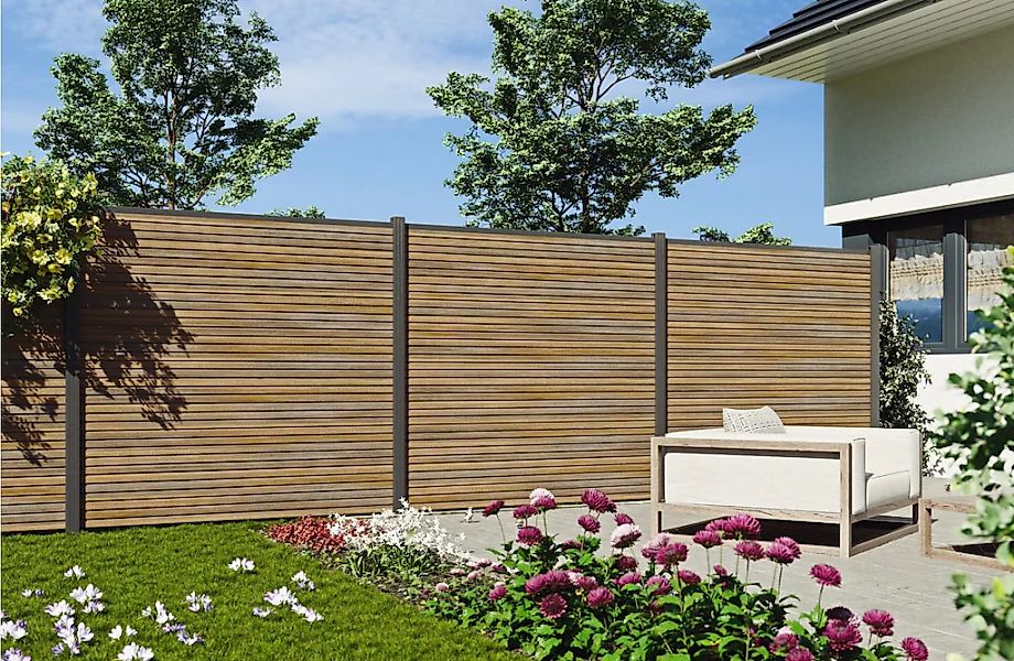 Tetzner & Jentzsch Sichtschutzelement "WARREN 4" pflegeleicht, coextrudiert günstig online kaufen