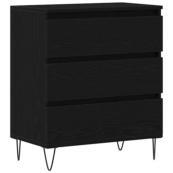 vidaXL Sideboard Schwarze Eiche 60 x 35 x 70 cm Holzwerkstoff 863497 günstig online kaufen