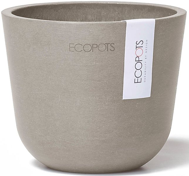 ECOPOTS Blumentopf Oslo Mini 11,5 Taupe, günstig online kaufen