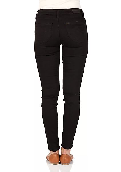 Lee Damen Jeans Scarlett - Skinny Fit - Schwarz - Black Rinse günstig online kaufen