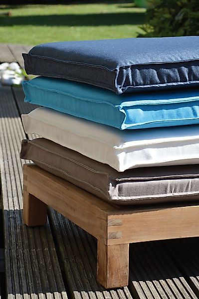 Auflage mit Kopfkissen Korfu, taupe günstig online kaufen