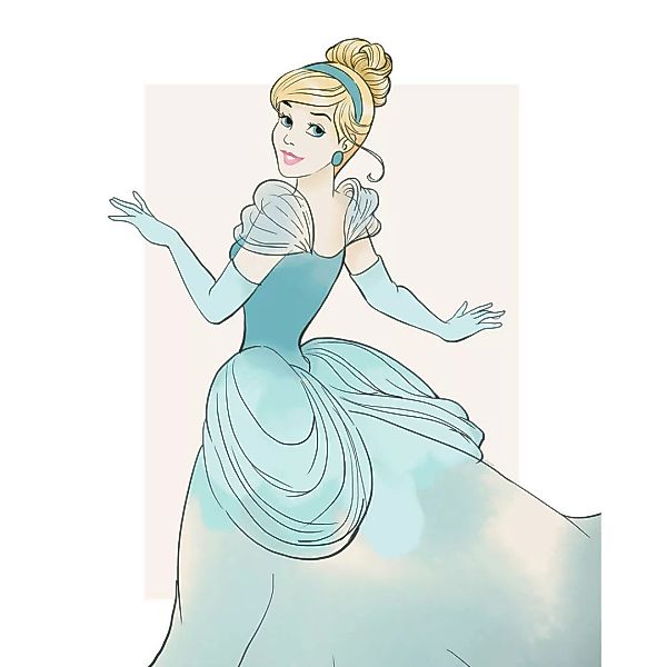 Komar Wandbild Cinderella Beauty Disney B/L: ca. 40x50 cm günstig online kaufen