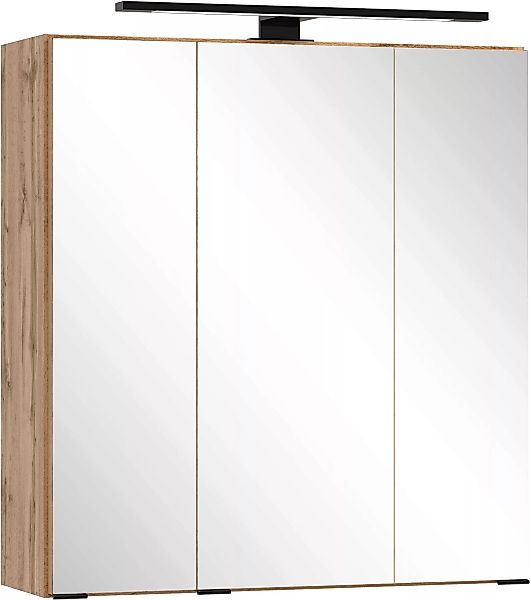 HELD MÖBEL Spiegelschrank, HELD Möbel, Breite 60 cm, mittlere Tür reversibe günstig online kaufen