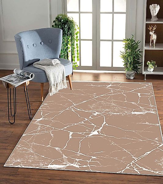 Jungengel Teppich Marmor 160x230cm Wohnzimmer Schlafzimmer günstig online kaufen