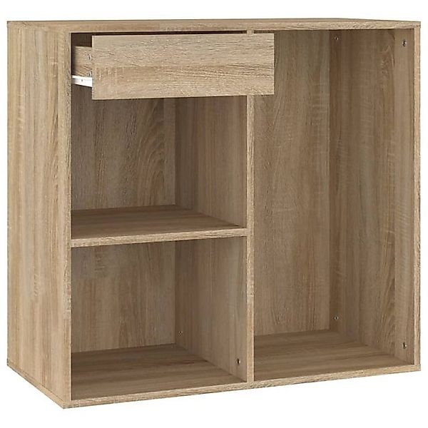 vidaXL Mehrzweckschrank Kosmetikschrank Sonoma Eiche 80x40x75 cm Spanplatte günstig online kaufen